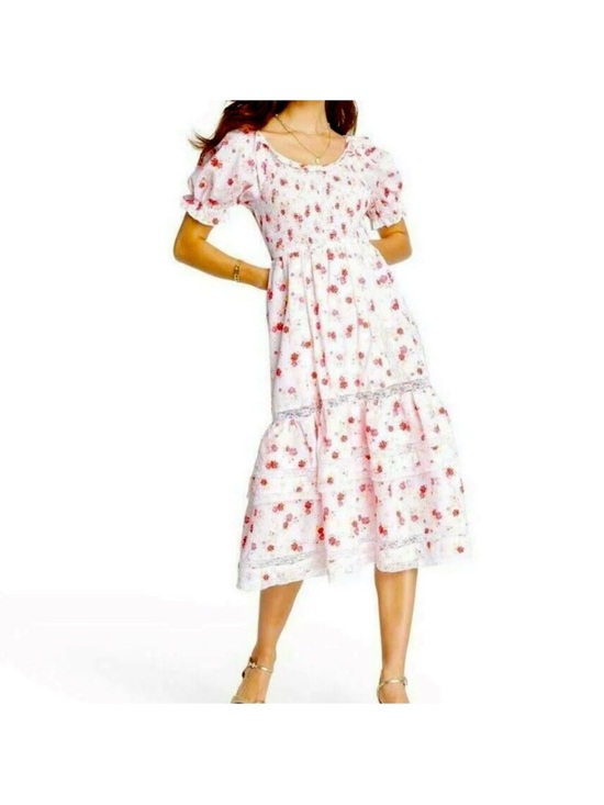 LoveShackFancy Dresses & Skirts - LoveShackFancy X Target Cosette smocked bodice floral midi dress XS